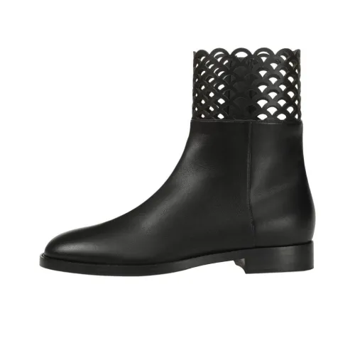 SERGIO ROSSI Mermaid Leather Boots