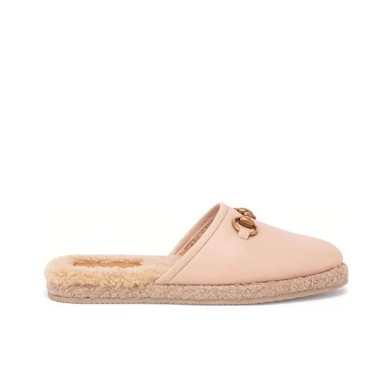GUCCI Horsebit Odor Resistant Closed Toe Slippers Women's-1