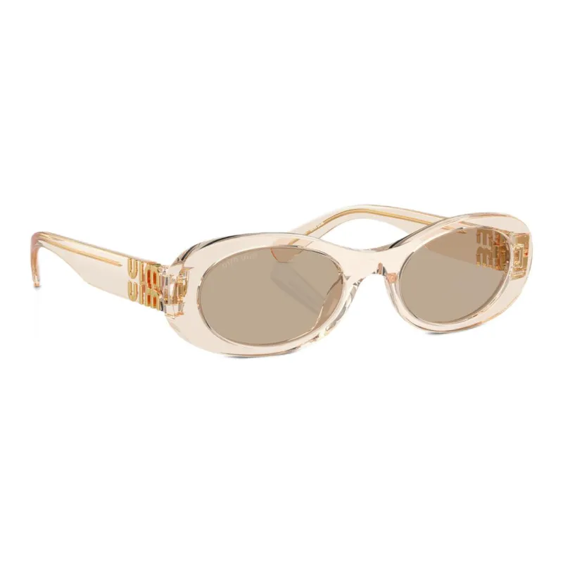 MIU MIU MU11WS Oval-frame Sunglasses-2
