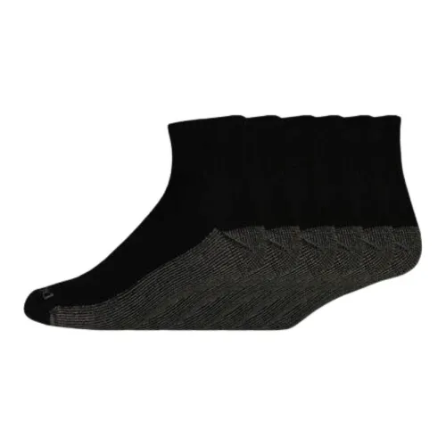 Dickies Mid-Calf Socks Men's 6 Pack Black