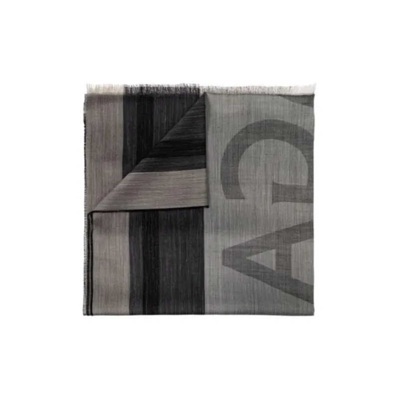 Ferragamo Striped Fringed Edge Scarf-2