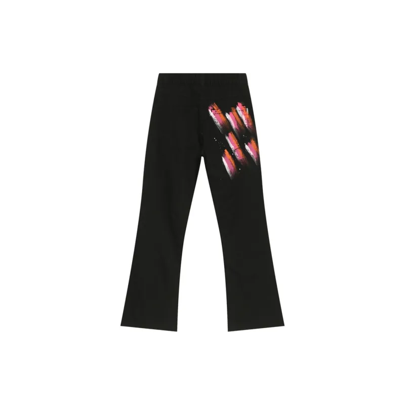 Voguo Relay Bootcut Jeans Unisex Black-1