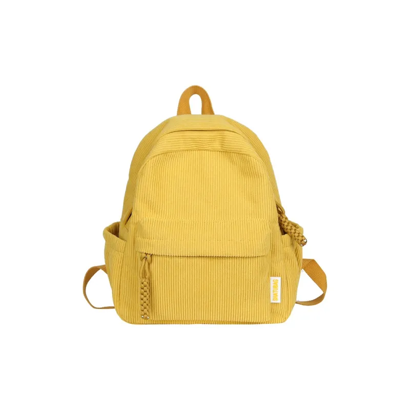 Barang Bear Corduroy Backpack Small Size Unisex Multicolor-4