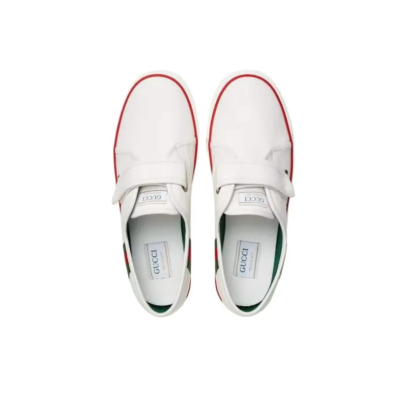 GUCCI Tennis 1977 Low Top Stylish Skateboarding Shoes Men's White-5