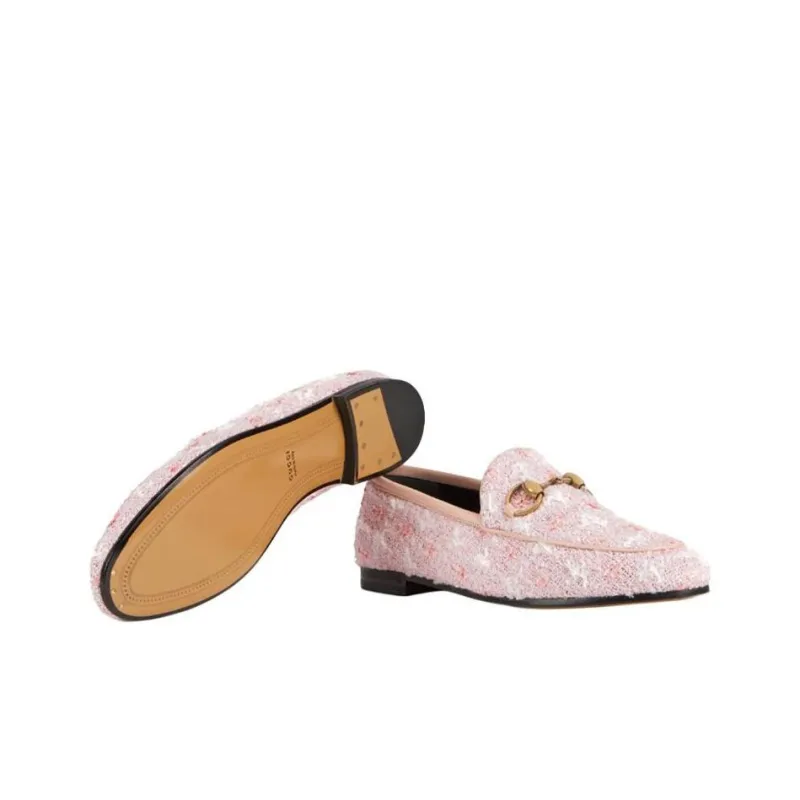 GUCCI Jordaan Casual Single Shoes Women's Pink-4