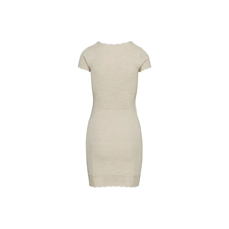 ARITZIA Wilfred Reception Dress Short-Sleeved Dresses Women's Heather Bone-1