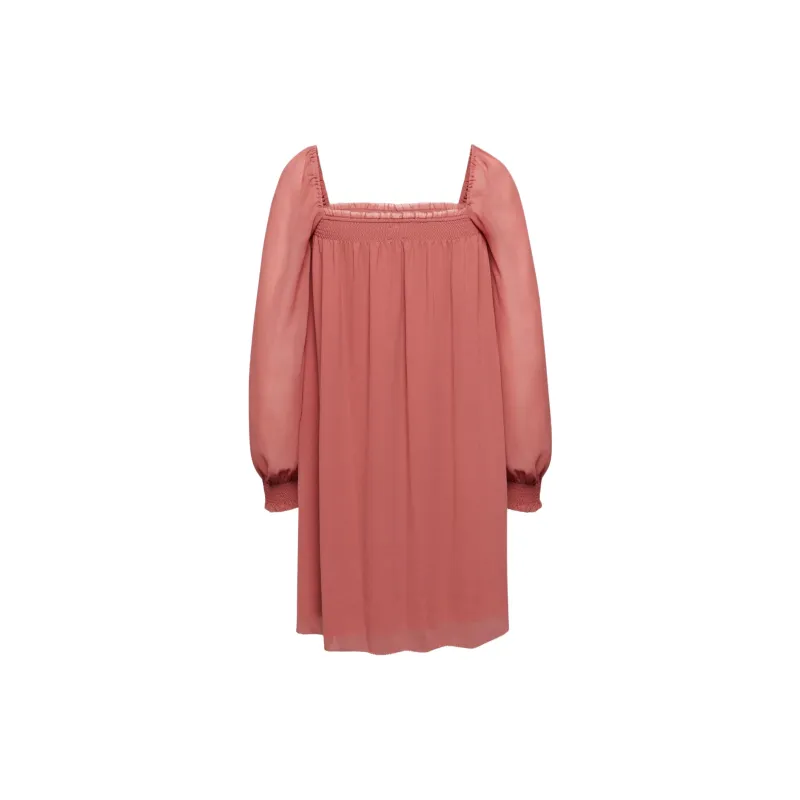 ARITZIA Wilfred Alana Dress Long-Sleeved Dresses Women's Warm Sienna Red-1