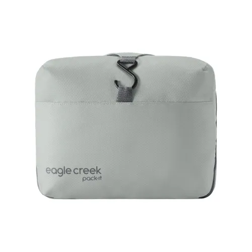 EAGLE CREEK Recycled Polyester Toiletry Bag Medium Size Unisex Storm Gray