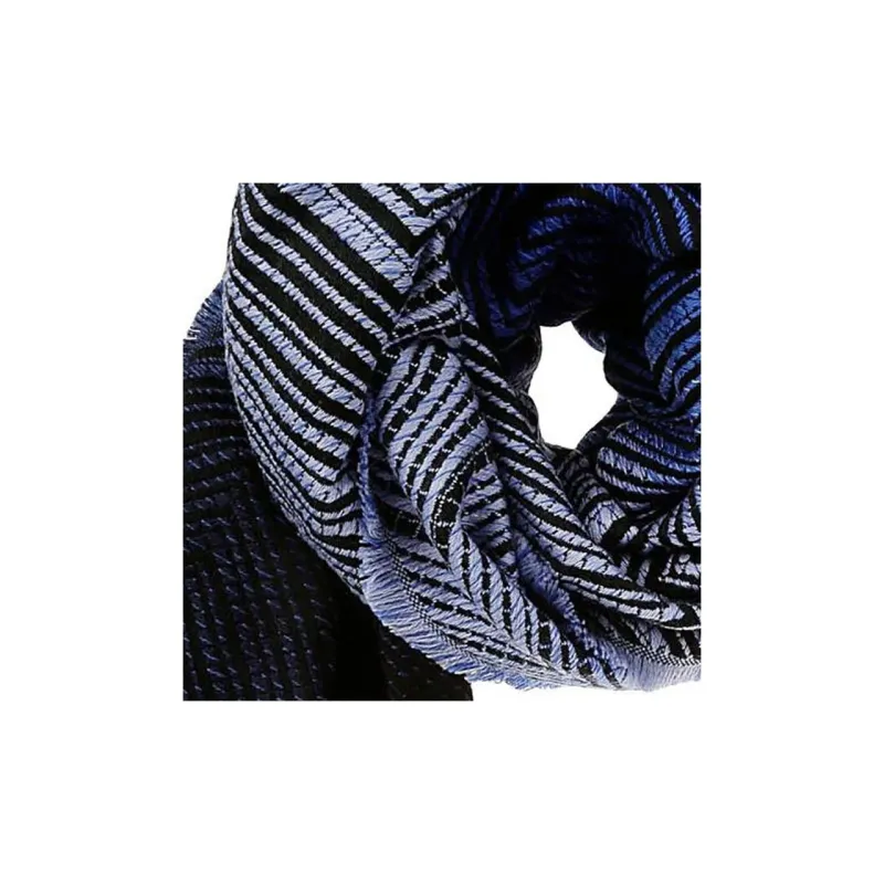 MISSONI Zig-Zag Patterned Frayed Edge Scarf-1
