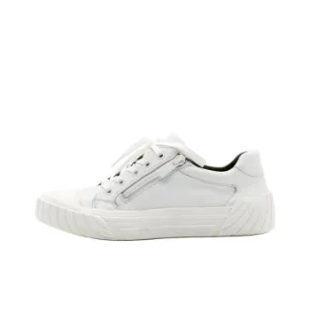 CAPRICE Slip-Resistant Low-Top Skateboard Shoes Women's White