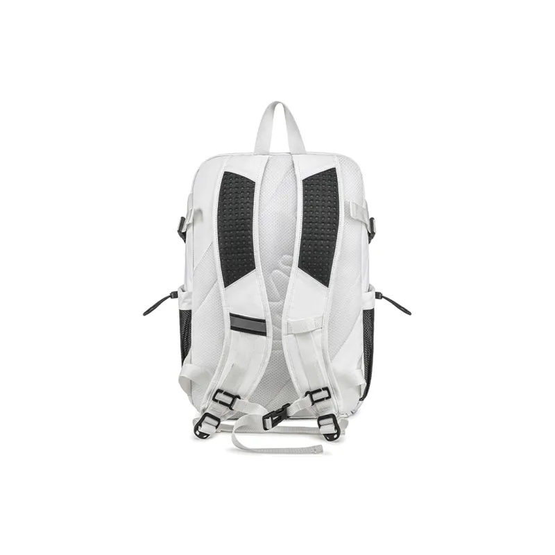 KMV Polyester Backpack Unisex Black/White-4