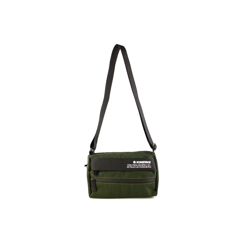 BACKSTAGE Polyester Shoulder Bag Crossbody Bag Unisex Black Green Blue-7