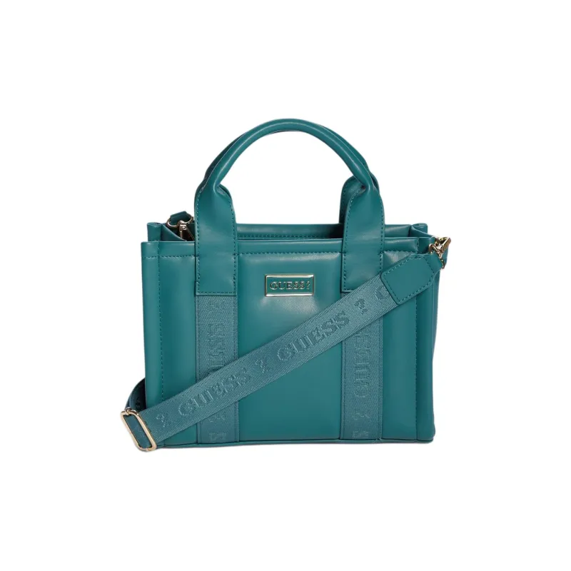 GUESS Artificial Leather Tote Bag Shopping Bag Shoulder Bag Crossbody Bag Handbag Mini Women's Green-0