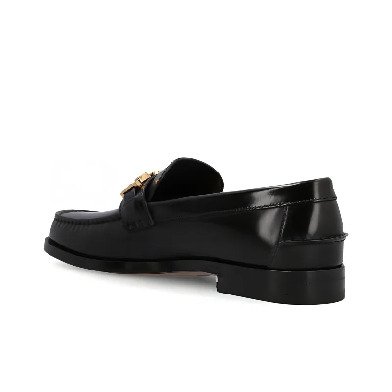 GUCCI Leather Loafers Black-3