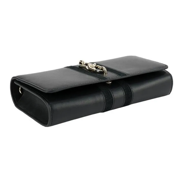 Furla Sirena Collection Leather Crossbody Bag, Shoulder Bag Women's Black-2