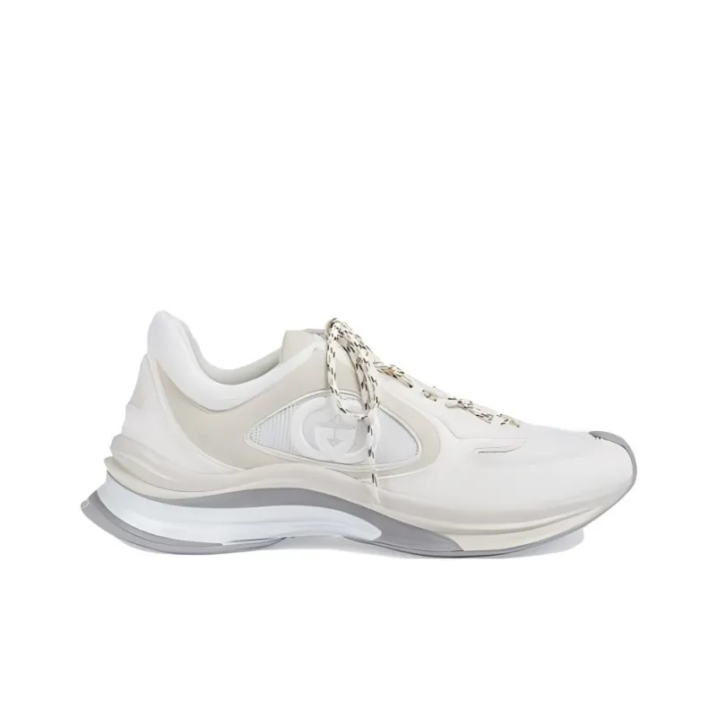 GUCCI Run Sneaker 'White Suede'-1