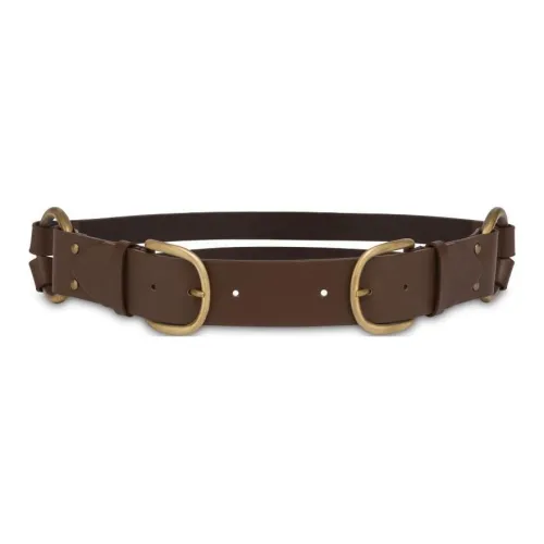 ALBERTA FERRETTI Double-buckle Leather Belt