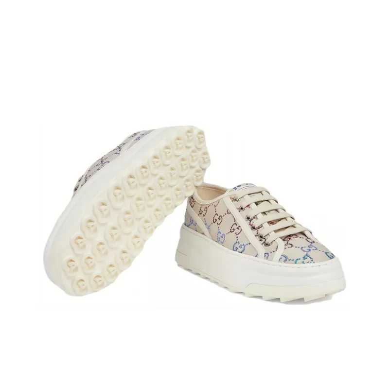GUCCI Women's Gg Sneaker 'Off White Crystals' Women's-4