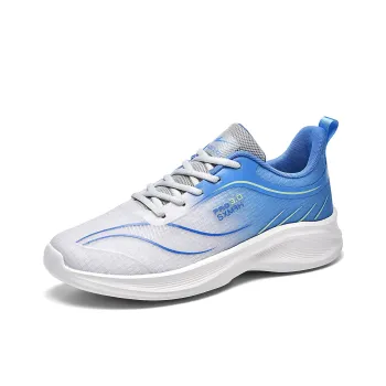 DOUBLE STAR 88 Breathable And Lightweight Low Top Running Shoes Men's White Blue