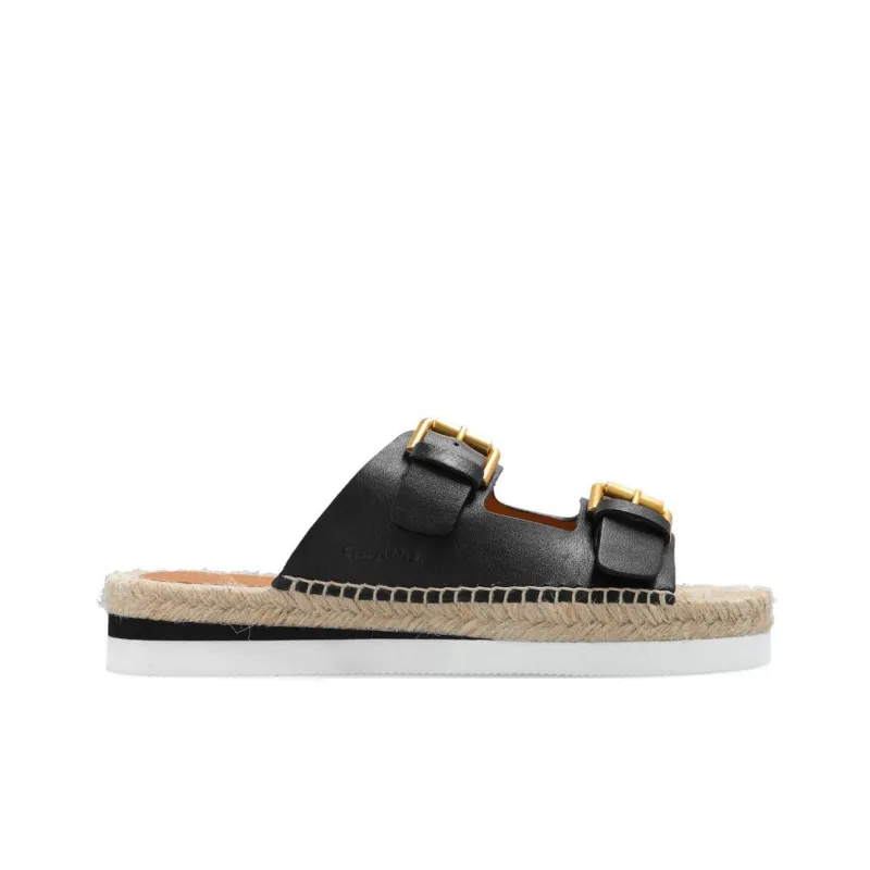 See By Chloe Glyn Slide Slippers Women's Black-1