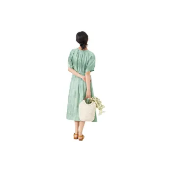 ZIMO Short Sleeved Dresses Women's Green