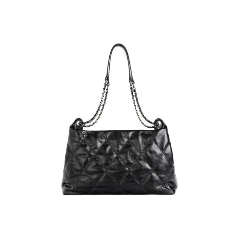 BLAKE FLEETO Cow Leather Hobo Bag Crossbody Bag Shoulder Bag Regular Women's Black-3