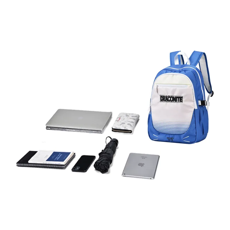 DRACONITE Polyester Students Backpack Regular Unisex Blue-4