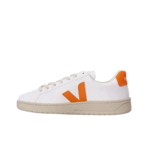 VEJA Urca Skateboard Shoes Unisex Low-Top White/Orange