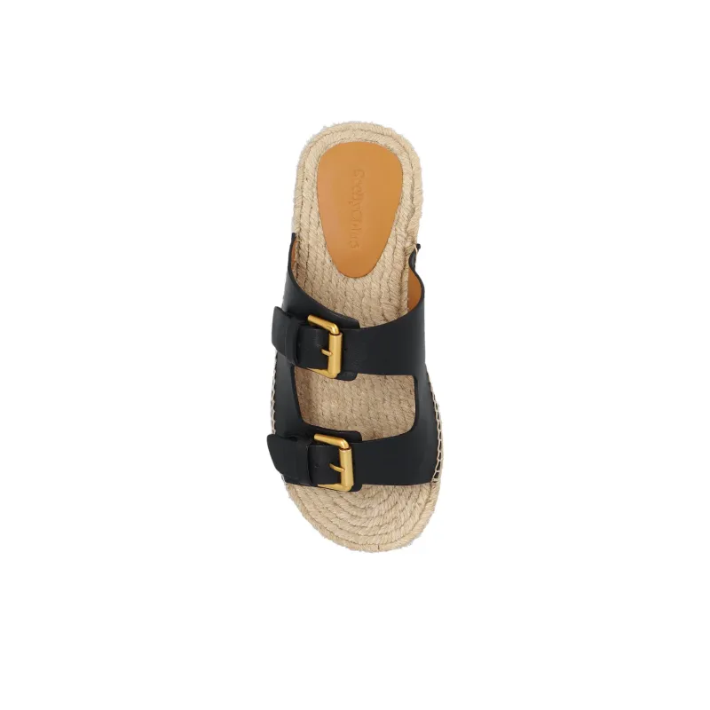 See By Chloe Glyn Slide Slippers Women's Black-3