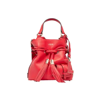 LANCEL Small Premier Flirt Leather Bucket Bag