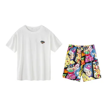QINZUIMAO x Crayon Shinchan Pajama Set Unisex White