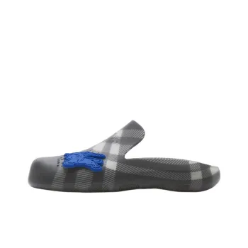 Burberry Slip Resistant Wrap toe Slippers Men's Gray White