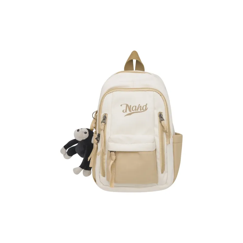 PULUWIRR Nylon Sling Bag Unisex Black/Khaki/White Red/White Green/White Blue-3
