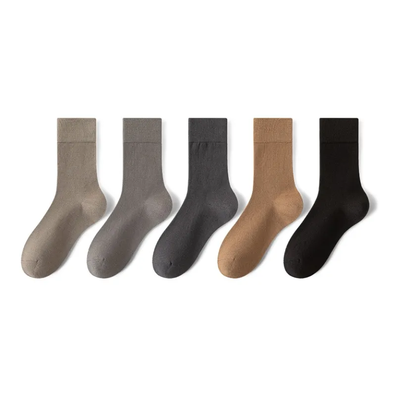 MIIOW Knee High Socks Men's 5 Pack-12