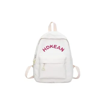 KAKAXI Nylon Backpack Unisex Black/Pink/Purple/Khaki/Green/White