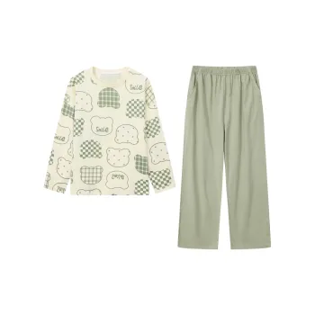 BTK Pajama Set Women's Pea Green