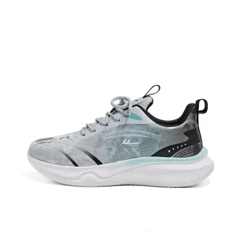 Warrior Low-Top Running Shoes Men's Light Gray Black