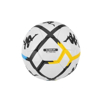Kappa Ball Size 4 Soccer PU Hand-Stitched Soccer Ball Unisex White