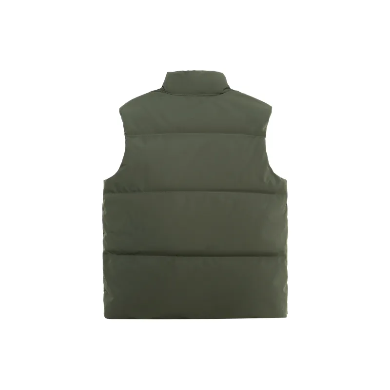 CAMEL Windproof Insulated Duck Down Stand Collar Down Jacket Vest Men's-3