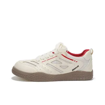 Binya Slip Resistant, Abrasion Resistant, Lightweight Low Top Skateboard Shoes Women's Beige