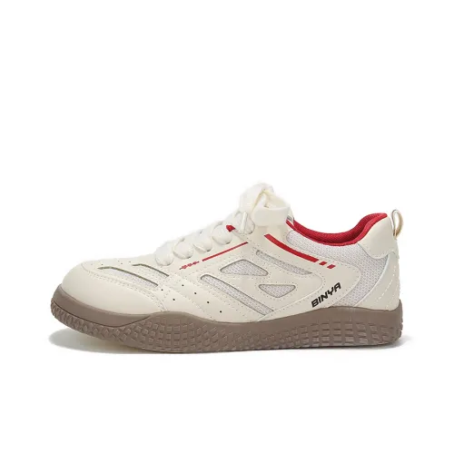 Binya Slip Resistant, Abrasion Resistant, Lightweight Low Top Skateboard Shoes Women's Beige