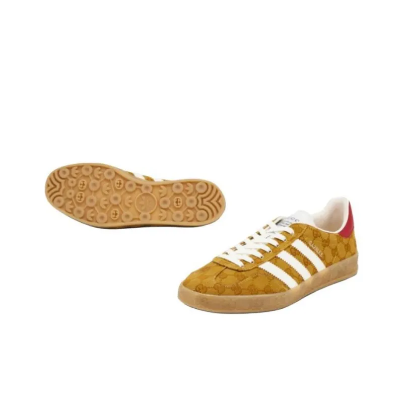 GUCCI Gazelle GUCCI Original Gg Beige Brown Women's-4