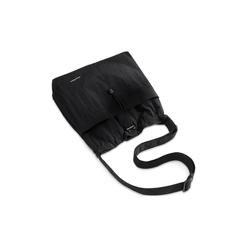CinvaiKrose Fabric Shopping Bag Tote Bag Shoulder Bag Large Size Women's Ecru/Black-9