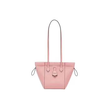 FENDI Origami Full Grain Leather Bucket Bag, Handbag, Shoulder Bag Women's Pink