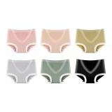 M297-Textured Boxer Shorts-A Set-Pink+Skin+Yellow+Gray Purple+Green+Black (6 Pack)