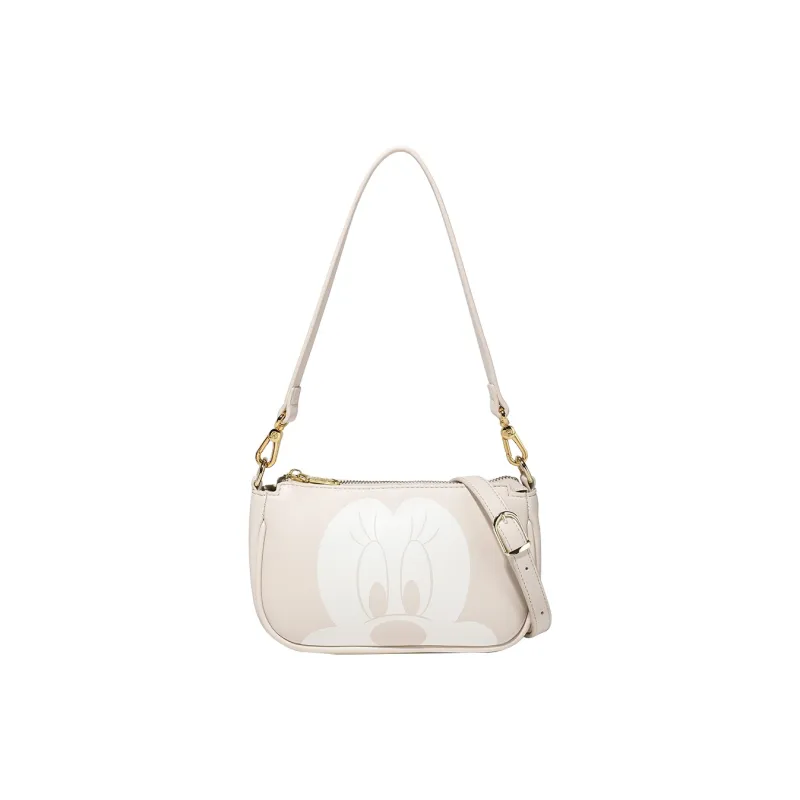 Disney Mickey Series PVC Coated Polyester Shoulder Bag Regular Women's Night Black/Coffee/Milk Coffee-9