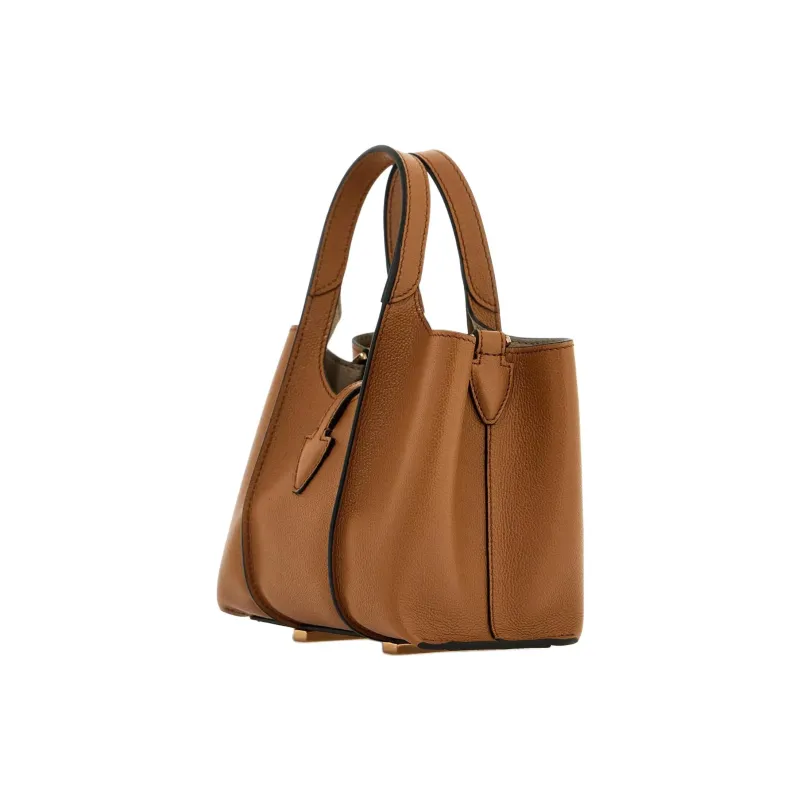TOD'S Timeless Calfskin Tote Bag, Shopping Bag, Shoulder Bag, Handbag Mini Women's Brown-1