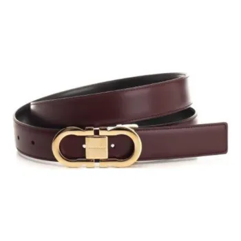 Ferragamo Reversible Gancini Leather Belt