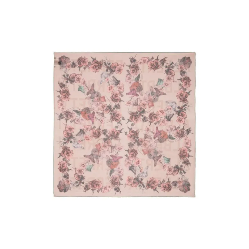 ALBERTA FERRETTI Floral-print Silk Scarf-0