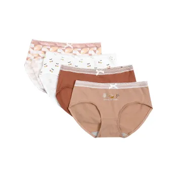 Red Bean Underpants Women's 4 Pack